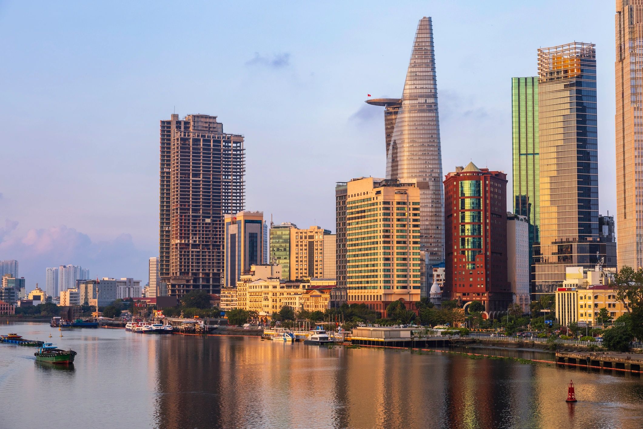 Ho Chi Minh City skyline representing business activity in Vietnam